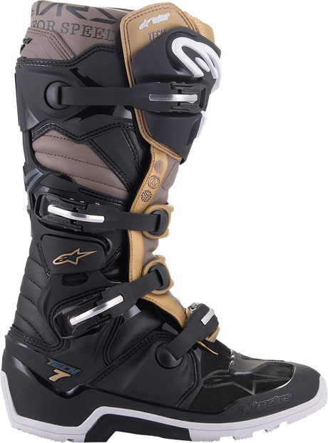 ALPINESTARS Tech 7 Enduro Drystar? Boots - Black/Gray/Gold - US 14 2012620-1959-14