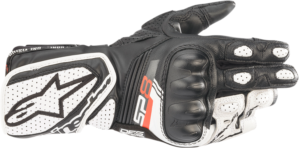 ALPINESTARS Stella SP-8 V3 Gloves - Black/White - XS 3518321-12-XS