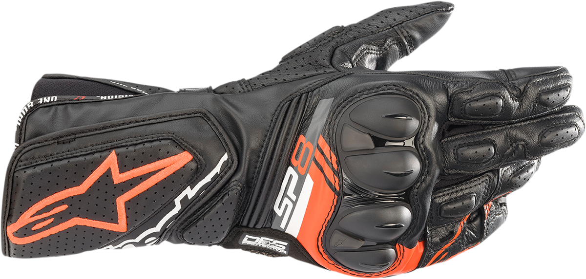 ALPINESTARS SP-8 V3 Gloves - Black/Red - XL 3558321-1030-XL 