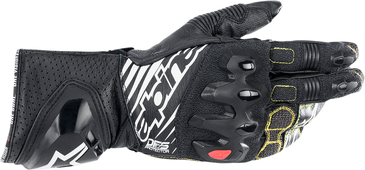 ALPINESTARS GP Tech v2 Gloves - Black/White - Large 3556622-12-L