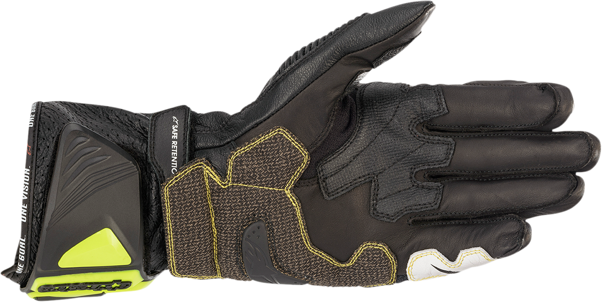 ALPINESTARS GP Tech v2 Gloves - Black/Yellow/White/Red - 2XL 3556622-1503-2X