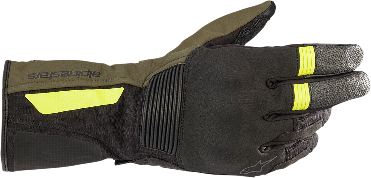 ALPINESTARS Denali Aerogel Drystar? Gloves - Black/Green/Yellow - 2XL 3526922-1685-2X