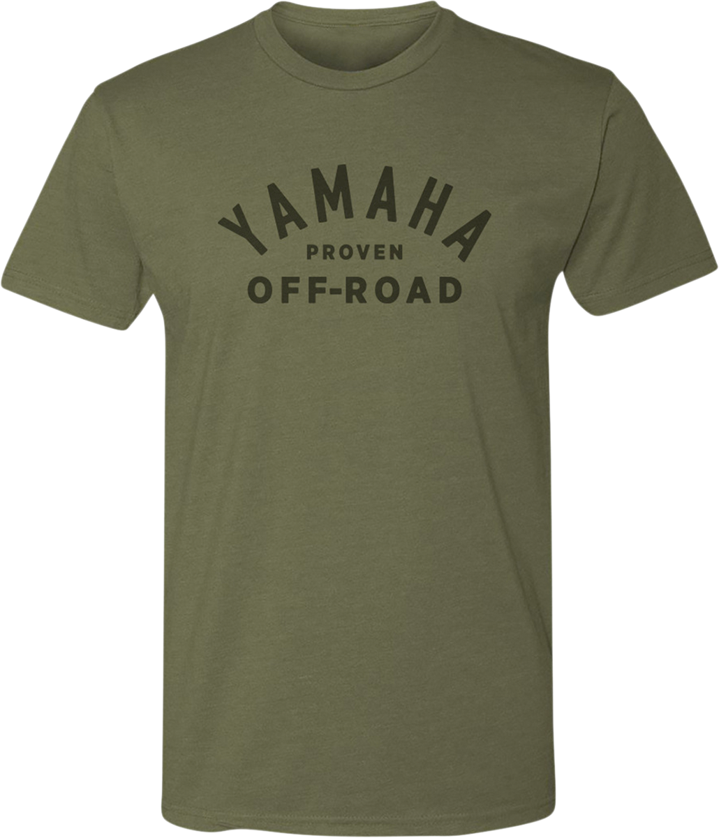 YAMAHA APPAREL Yamaha Proven Off-Road T-Shirt - Olive Green - 2XL NP21S-M1800-2X