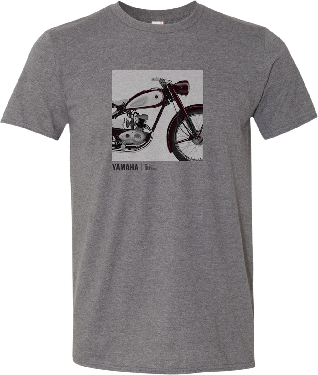 YAMAHA APPAREL Yamaha Classic T-Shirt - Heather Graphite - Medium NP21A-M1799-M