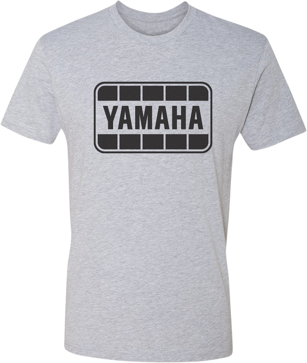 YAMAHA APPAREL Yamaha Retro T-Shirt - Gray/Black - Large NP21S-M1966-L