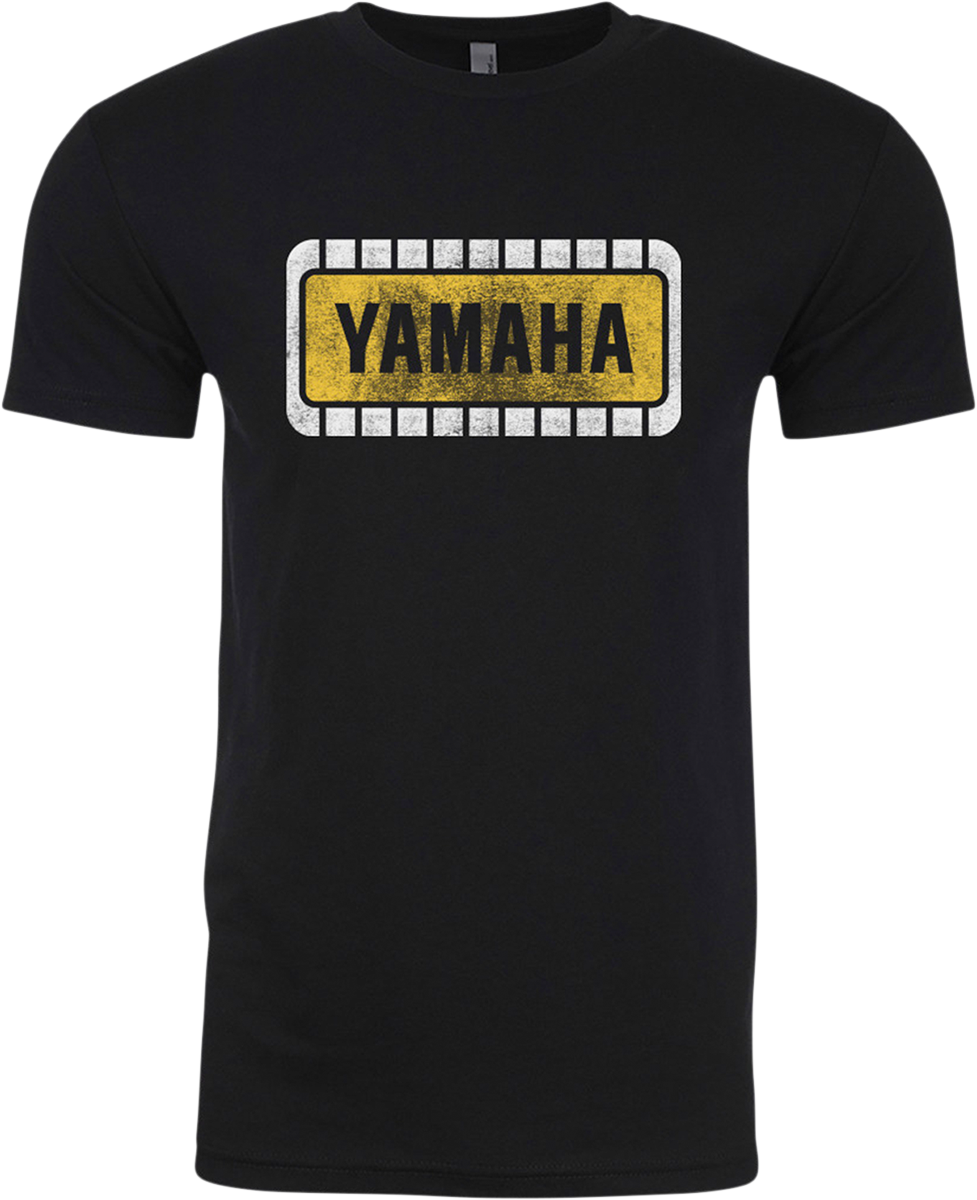 YAMAHA APPAREL Yamaha Retro T-Shirt - Black/Yellow - Large NP21S-M1967-L