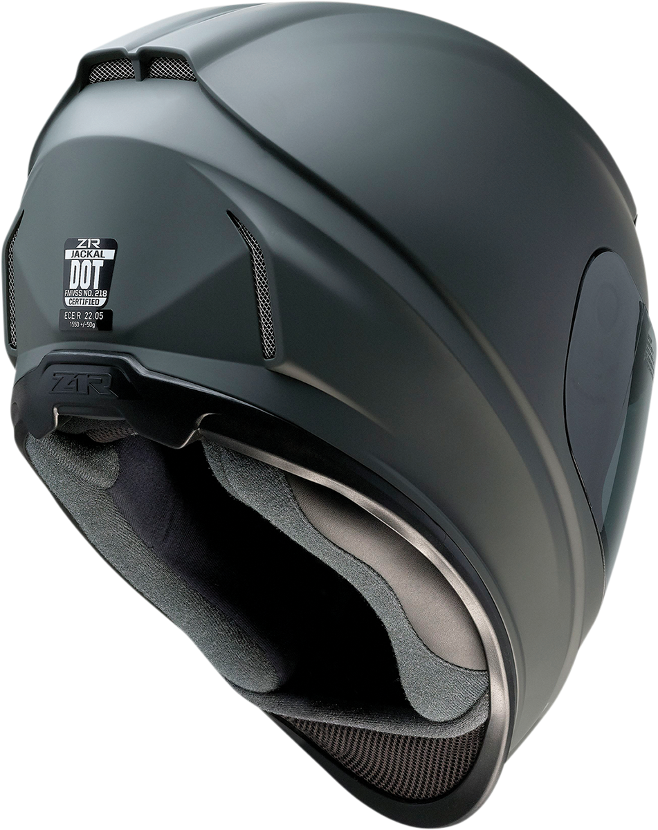 Z1R Jackal Helmet - Primer Gray - Smoke - Small 0101-14000