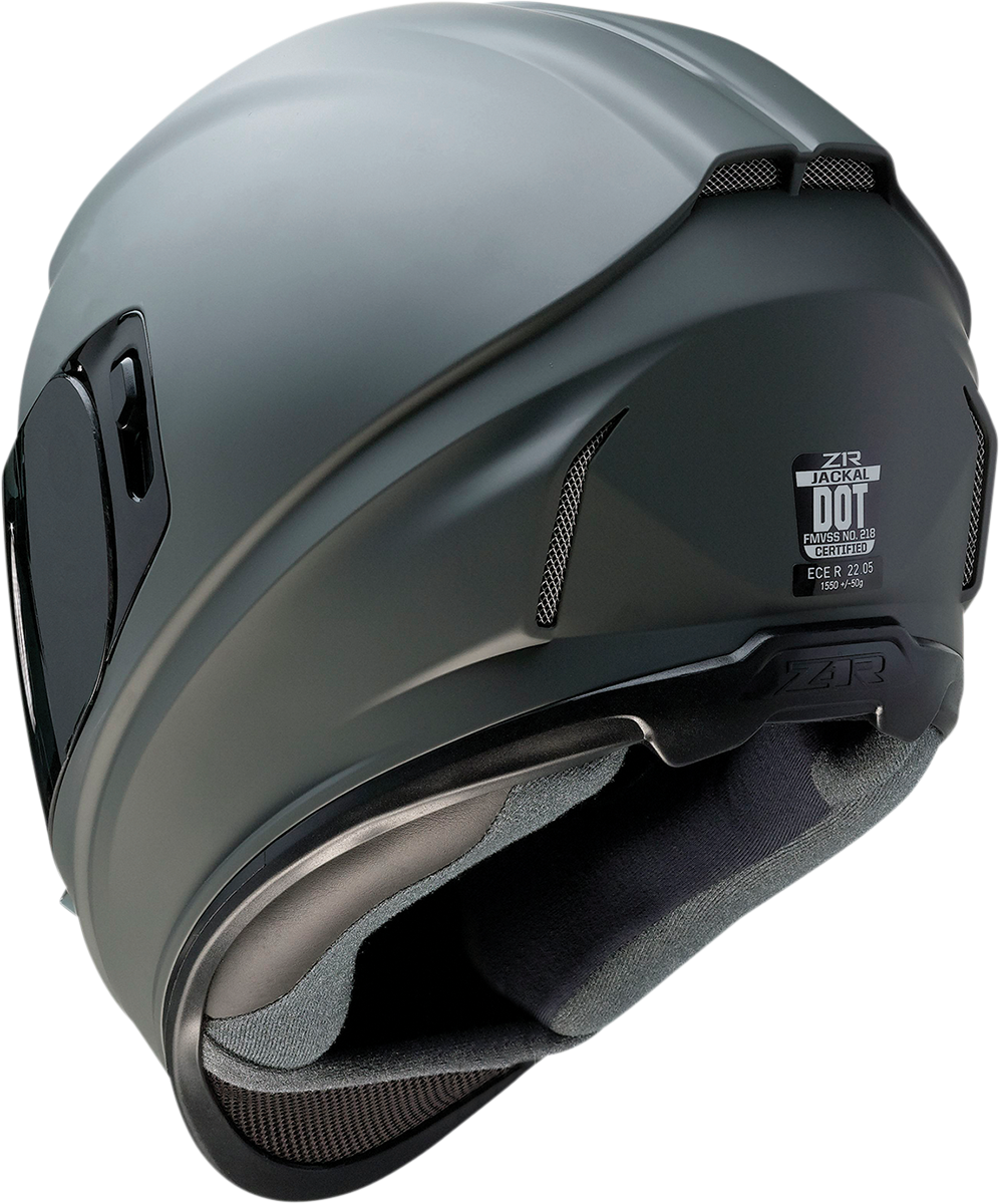 Z1R Jackal Helmet - Primer Gray - Smoke - Small 0101-14000