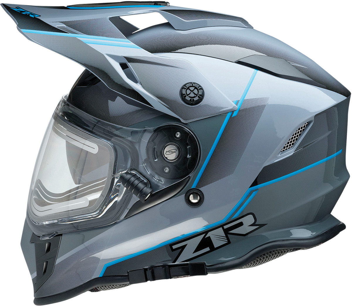 Z1R Range Helmet - Bladestorm - Gray/Black/Blue - Large 0101-14062