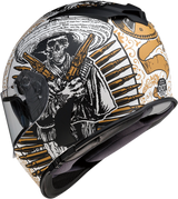 Z1R Warrant Helmet - Sombrero - White/Gold - Small 0101-14165
