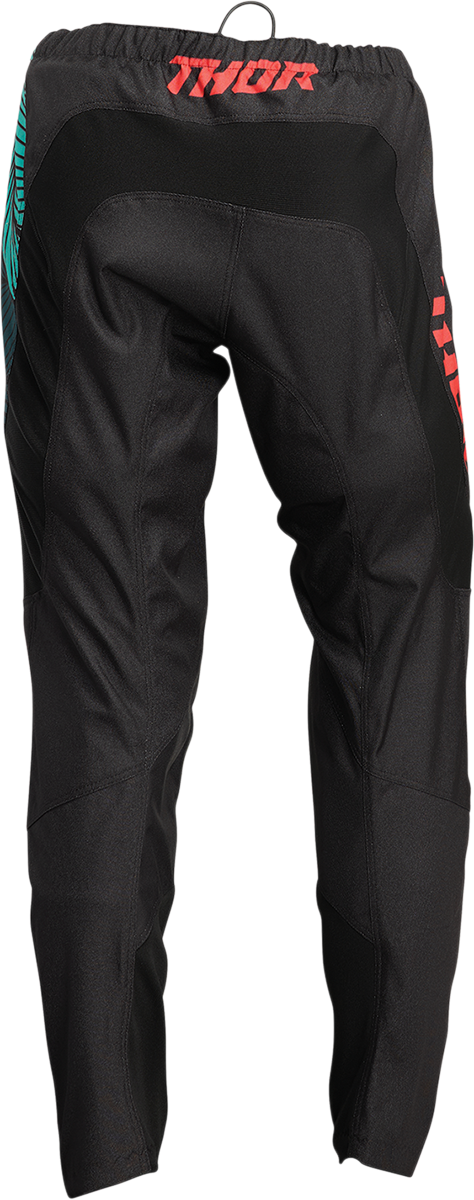 THOR Women's Sector Urth Pants - Black/Teal - 3/4 2902-0271