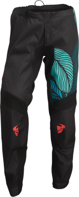 THOR Women's Sector Urth Pants - Black/Teal - 3/4 2902-0271