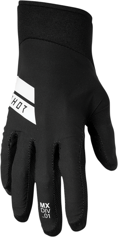 THOR Agile Hero Gloves - Black/White - Medium 3330-6706