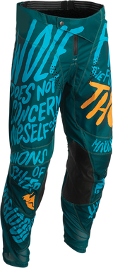 THOR Youth Pulse Counting Sheep Pants - Teal/Tangerine - 18 2903-2079