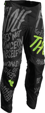 THOR Youth Pulse Counting Sheep Pants - Charcoal/Acid - 26 2903-2077