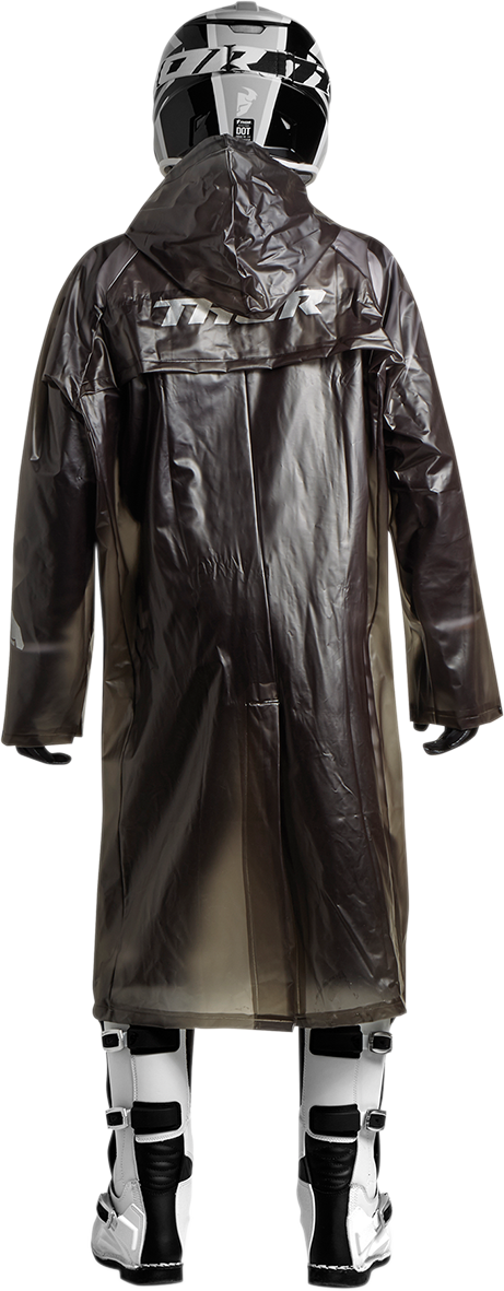 THOR Trench Rain Jacket - Black - One Size Fits Most 2854-0257