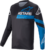 ALPINESTARS Racer V3 Long-Sleeve Jersey - Black/Bright Blue - Small 1762822-1078-SM