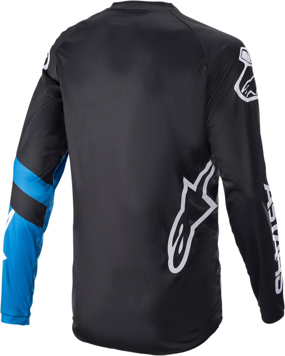 ALPINESTARS Racer V3 Long-Sleeve Jersey - Black/Bright Blue - Small 1762822-1078-SM