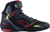 ALPINESTARS Faster-3 Rideknit Shoes - Black/Red/Yellow - US 7.5 25103191367.5