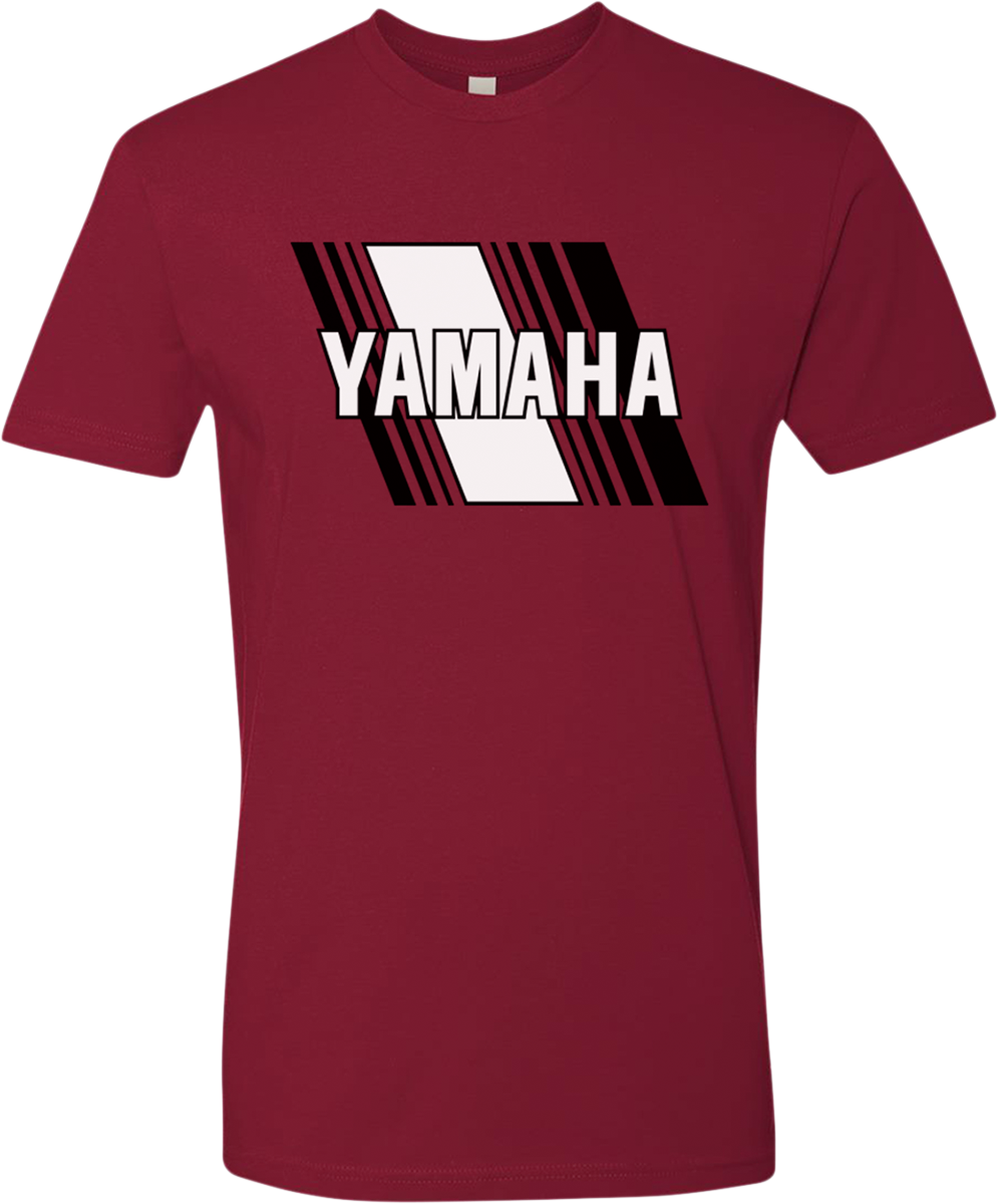 YAMAHA APPAREL Yamaha Heritage Diagonal T-Shirt - Red - Medium NP21S-M3118-M