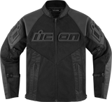 ICON Mesh AF Leather Jacket - Black - Medium 2810-3898