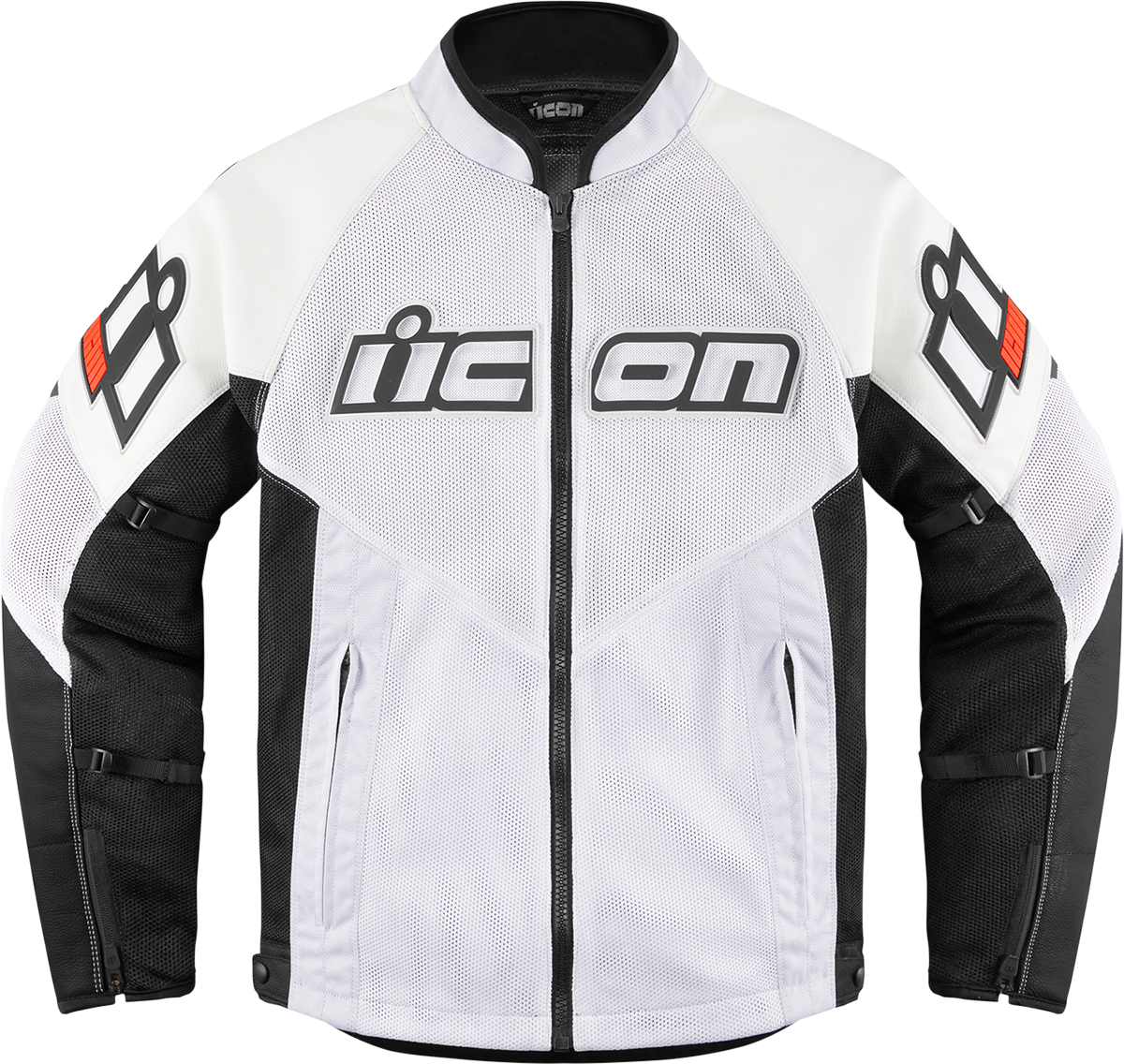 ICON Mesh AF Leather Jacket - White - Medium 2810-3903