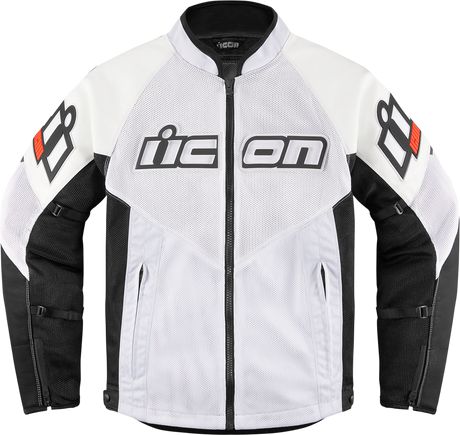 ICON Mesh AF Leather Jacket - White - Medium 2810-3903