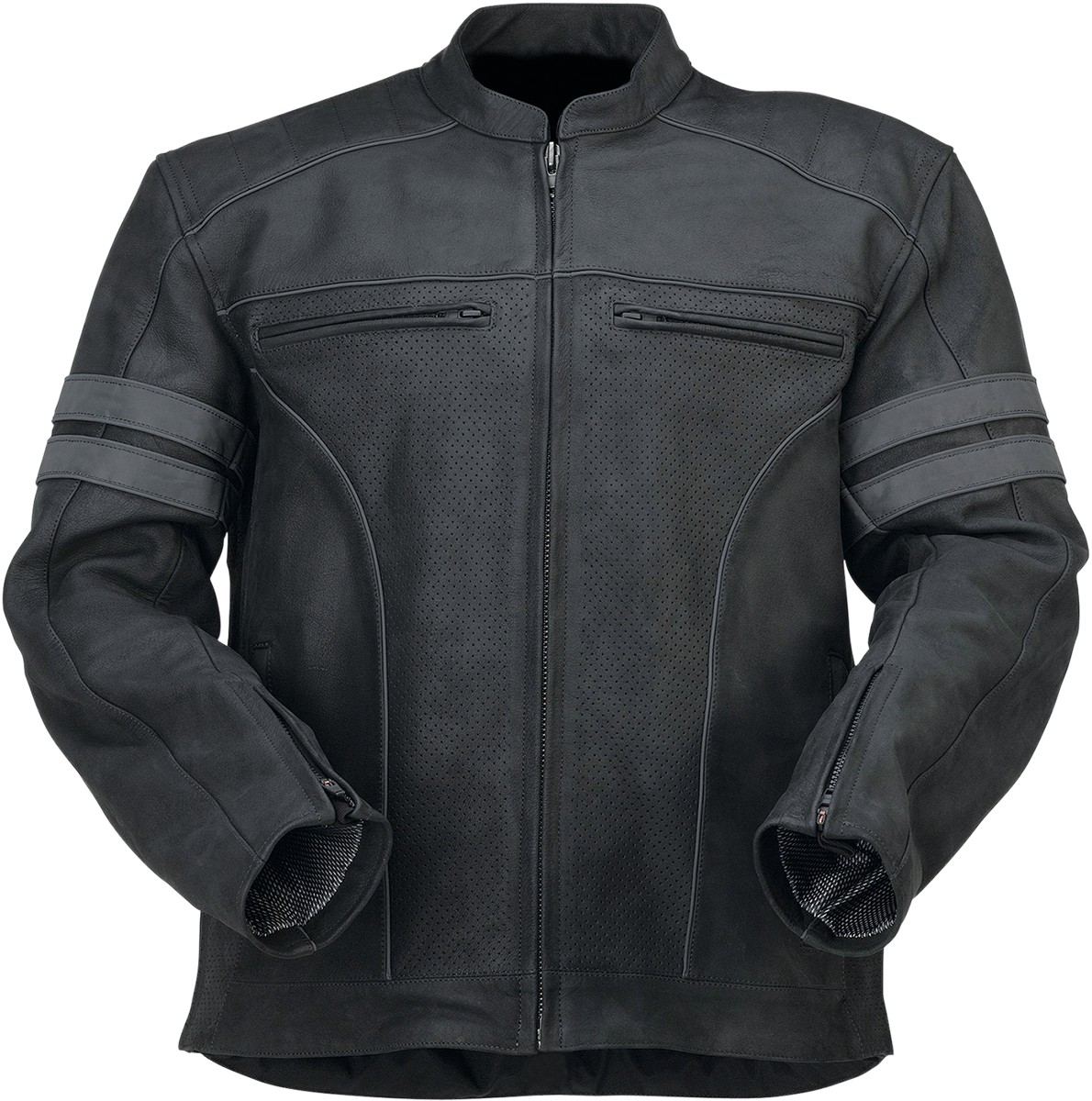 Z1R Remedy Leather Jacket - Black - Large 2810-3891