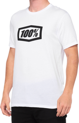100% Icon T-Shirt - White - Large 20000-00052