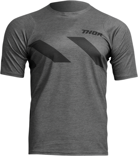 THOR Assist Hazard Jersey - Short-Sleeve - Heather Charcoal/Black - XL 5020-0011