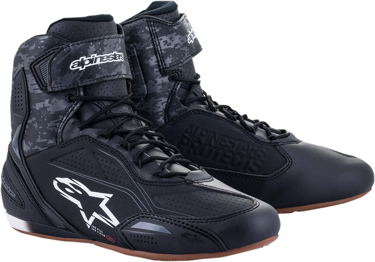 ALPINESTARS Faster-3 Shoes - Black/Gray - US 7 251021911827