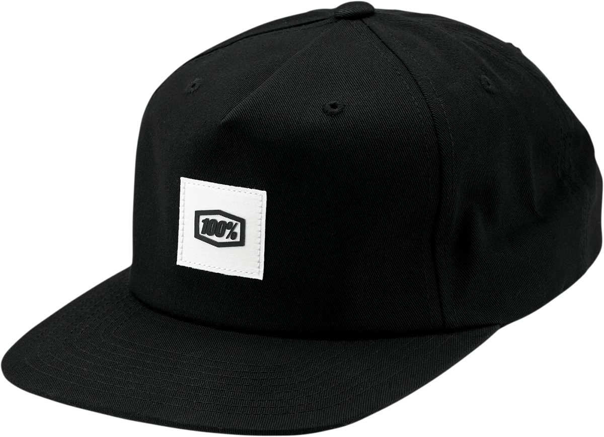 Lincoln Snapback Hat - Black - One Size