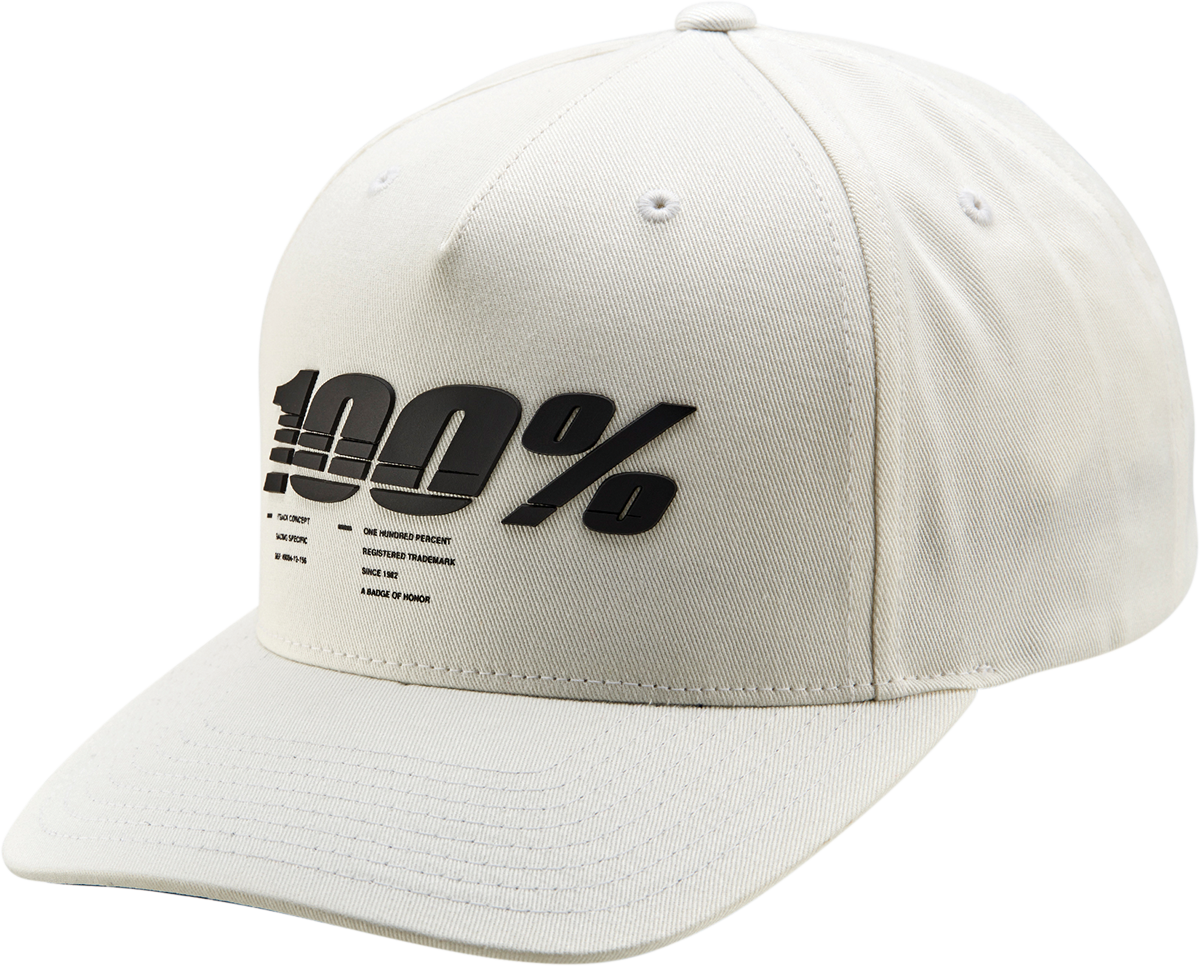 Staunch Snapback Hat - White