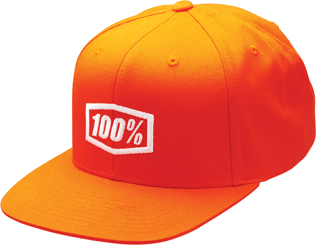 Youth Icon Snapback Hat - Orange - One Size