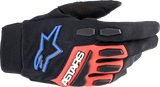 ALPINESTARS Full Bore XT Gloves - Black/Bright Red/Blue - Small 3563623-1317-S