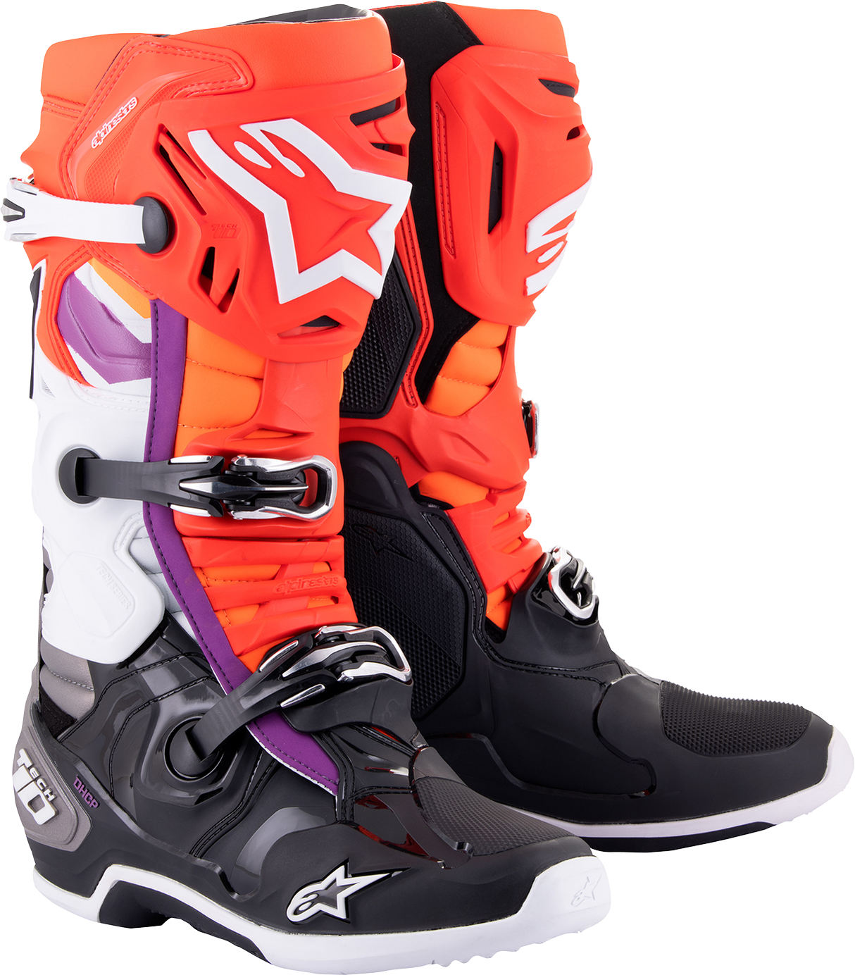 ALPINESTARS Tech 10 Boots - Black/Red/Orange/White - US 14 2010020-1332-14