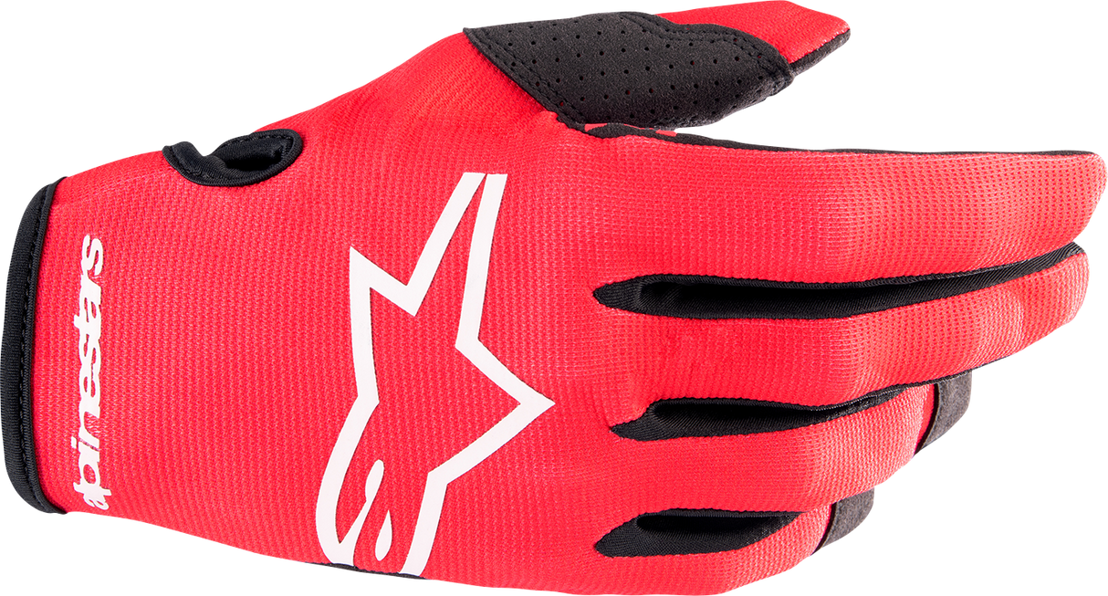 ALPINESTARS Radar Gloves - Red/White - Large 3561823-3120-L