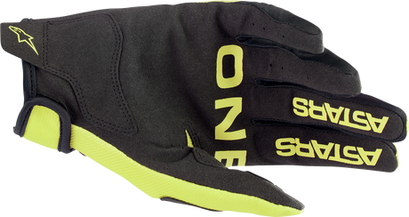 ALPINESTARS Radar Gloves - Yellow/Black - Large 3561823-551-L