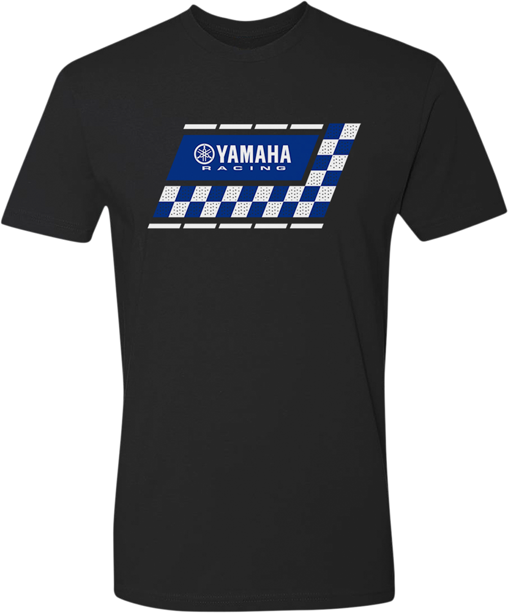 YAMAHA APPAREL Yamaha Racing Check T-Shirt - Black - Medium NP21S-M3108-M