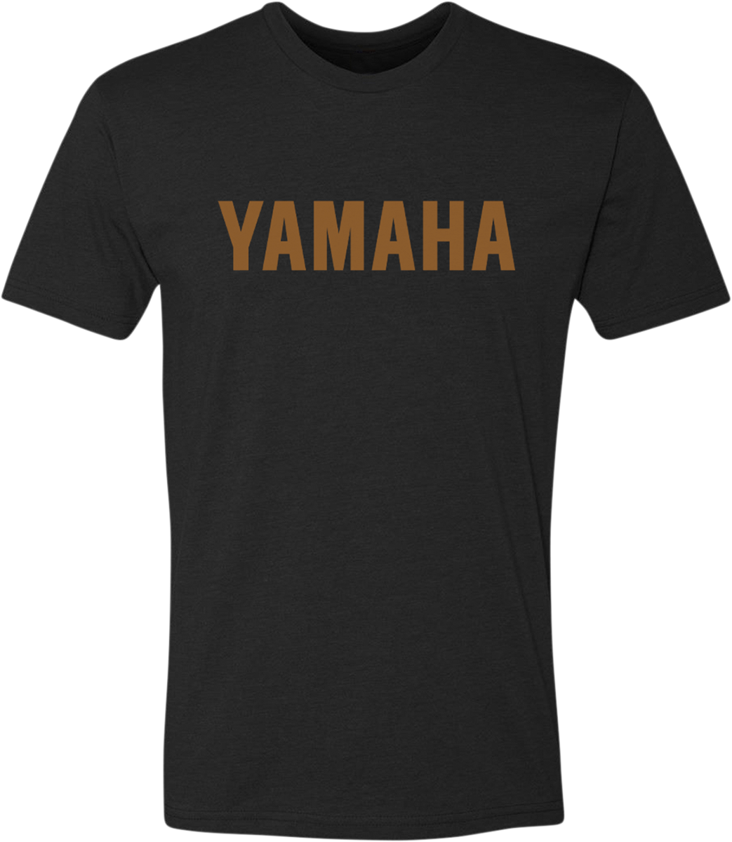 YAMAHA APPAREL Yamaha Classic T-Shirt - Black/Gold - Large NP21S-M3126-L