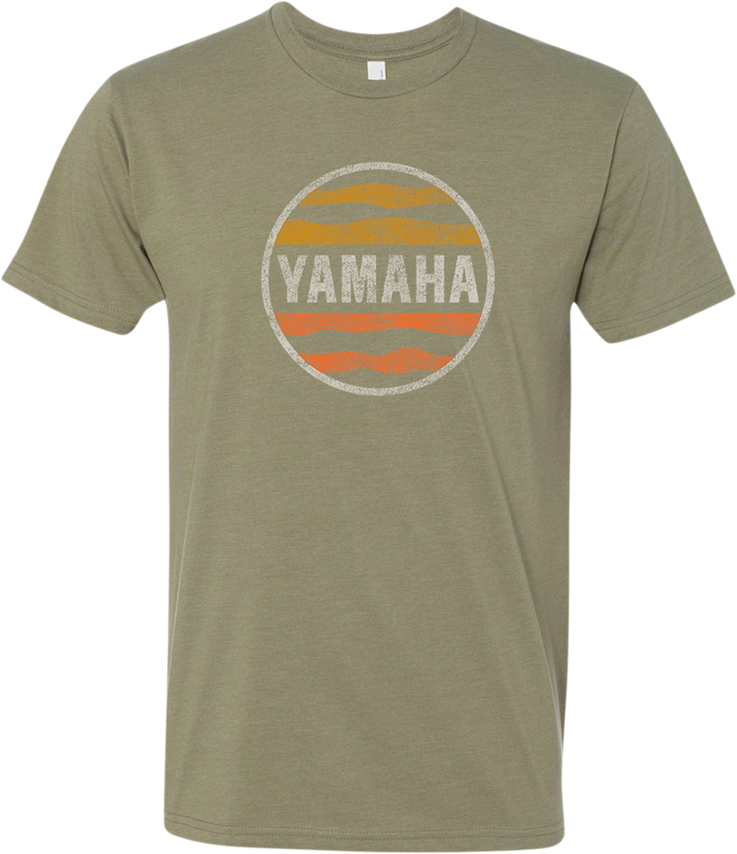 YAMAHA APPAREL Yamaha Sunset T-Shirt - Olive Green - Large NP21S-M3128-L