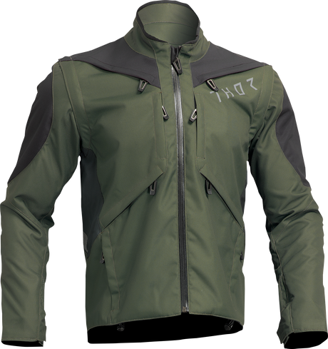 THOR Terrain Jacket - Army Green/Charcoal - 2XL 2920-0706