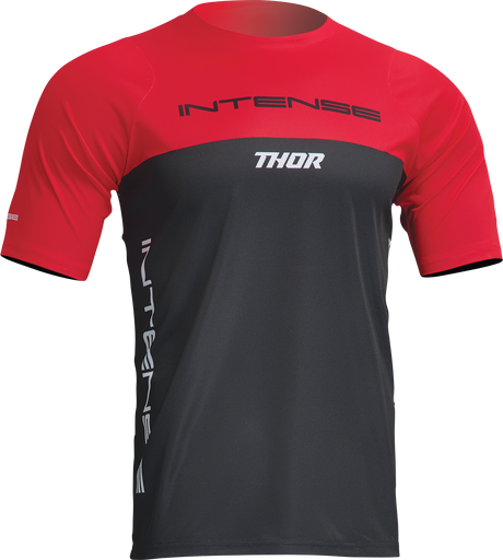 THOR Intense Assist Censis Jersey - Short-Sleeve - Red/Black - Small 5020-0205