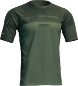 THOR Intense Assist Censis Jersey - Short-Sleeve - Forest Green - Large 5020-0213