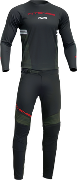 THOR Intense Assist Berm Long-Sleeve Jersey - Black/Camo - XL 5020-0226