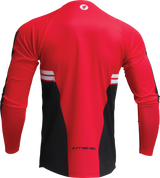 THOR Intense Assist Berm Long-Sleeve Jersey - Red/Black - Large 5020-0231