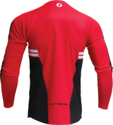 THOR Intense Assist Berm Long-Sleeve Jersey - Red/Black - Medium 5020-0230