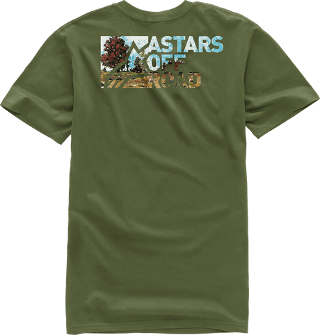 ALPINESTARS Painted T-Shirt - Military Green - Large 1232-72224-690L