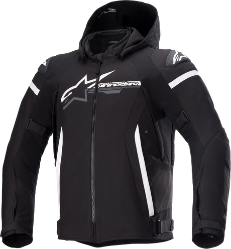 ALPINESTARS Zaca Waterproof Jacket - Black/White - Medium 3206423-12-M