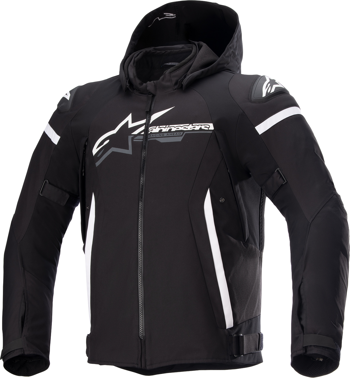 ALPINESTARS Zaca Waterproof Jacket - Black/White - Large 3206423-12-L